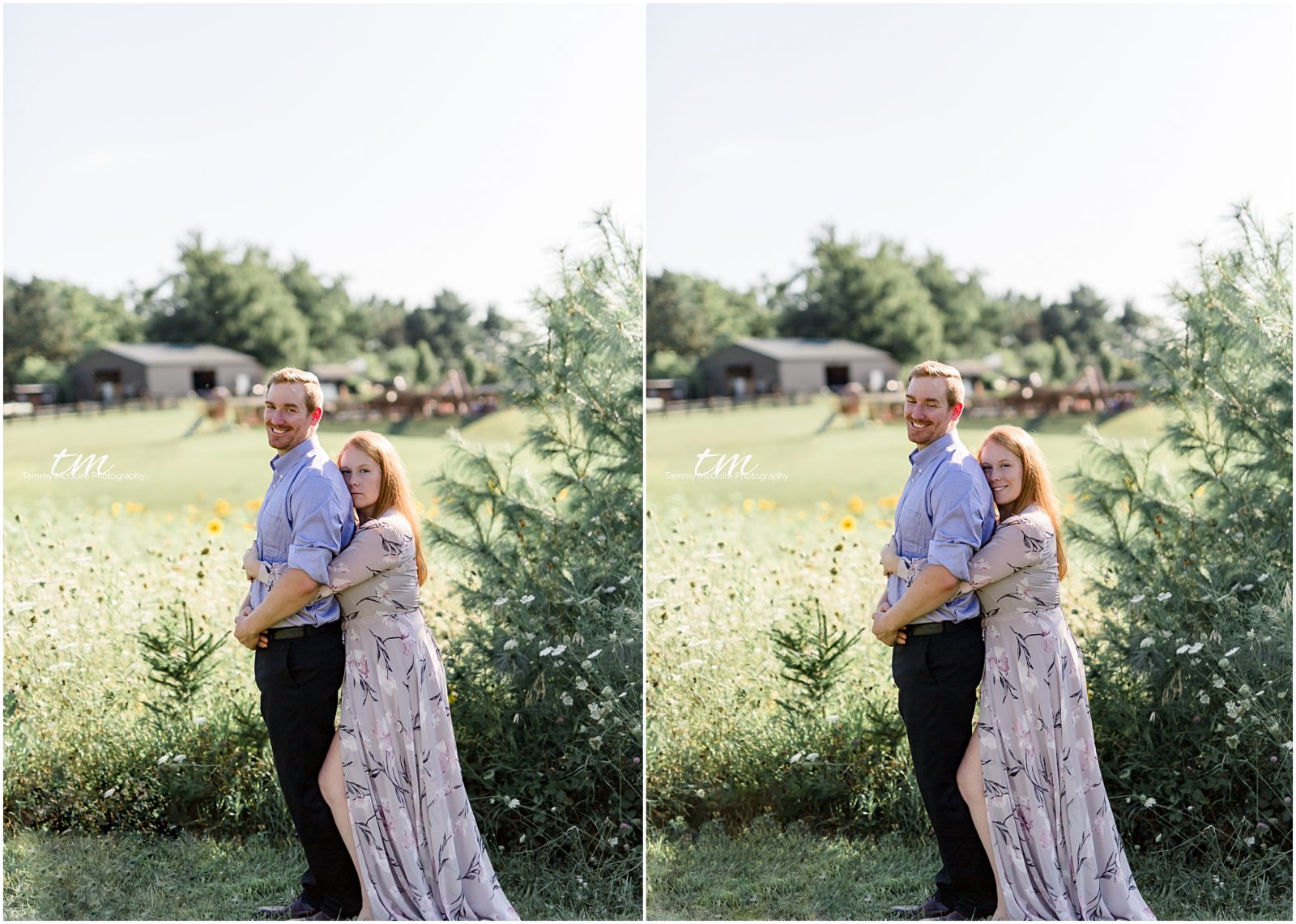 Wildflowers engagement session