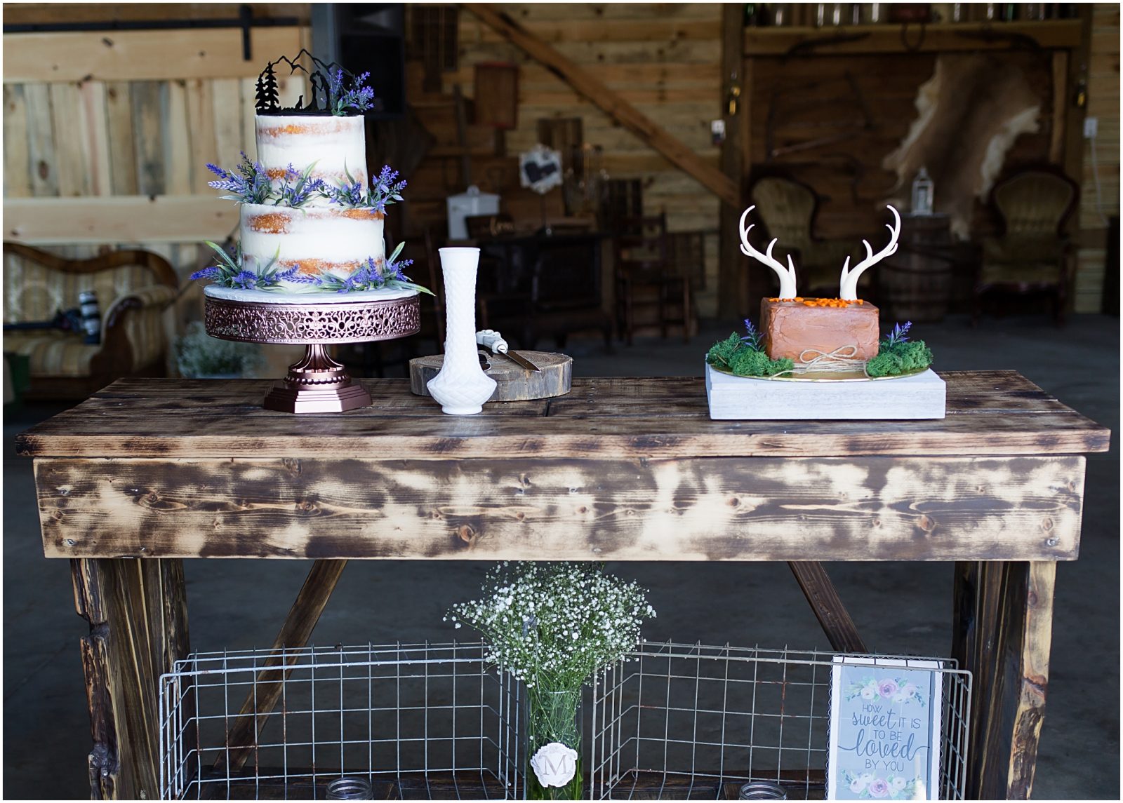 Rustic chic barn wedding 