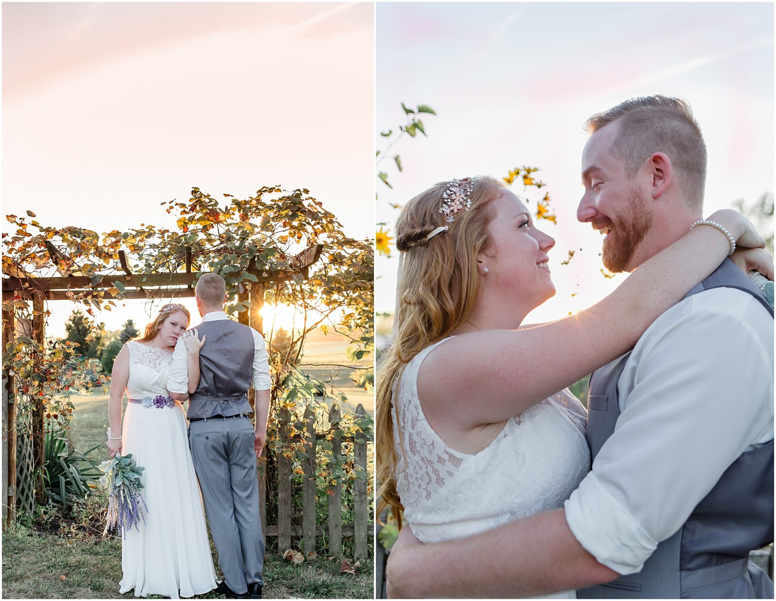 Rustic chic barn wedding 