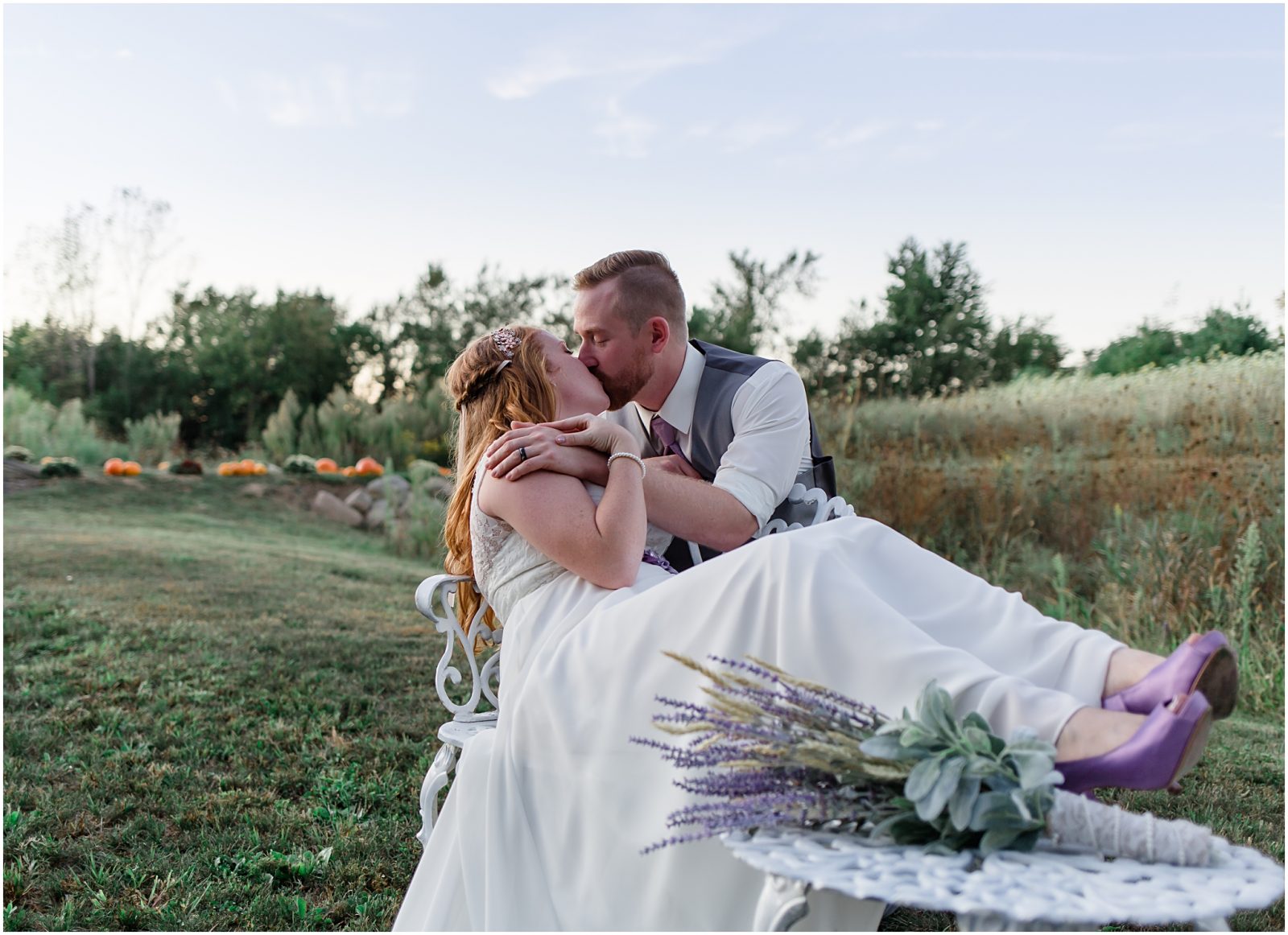 Rustic chic barn wedding 