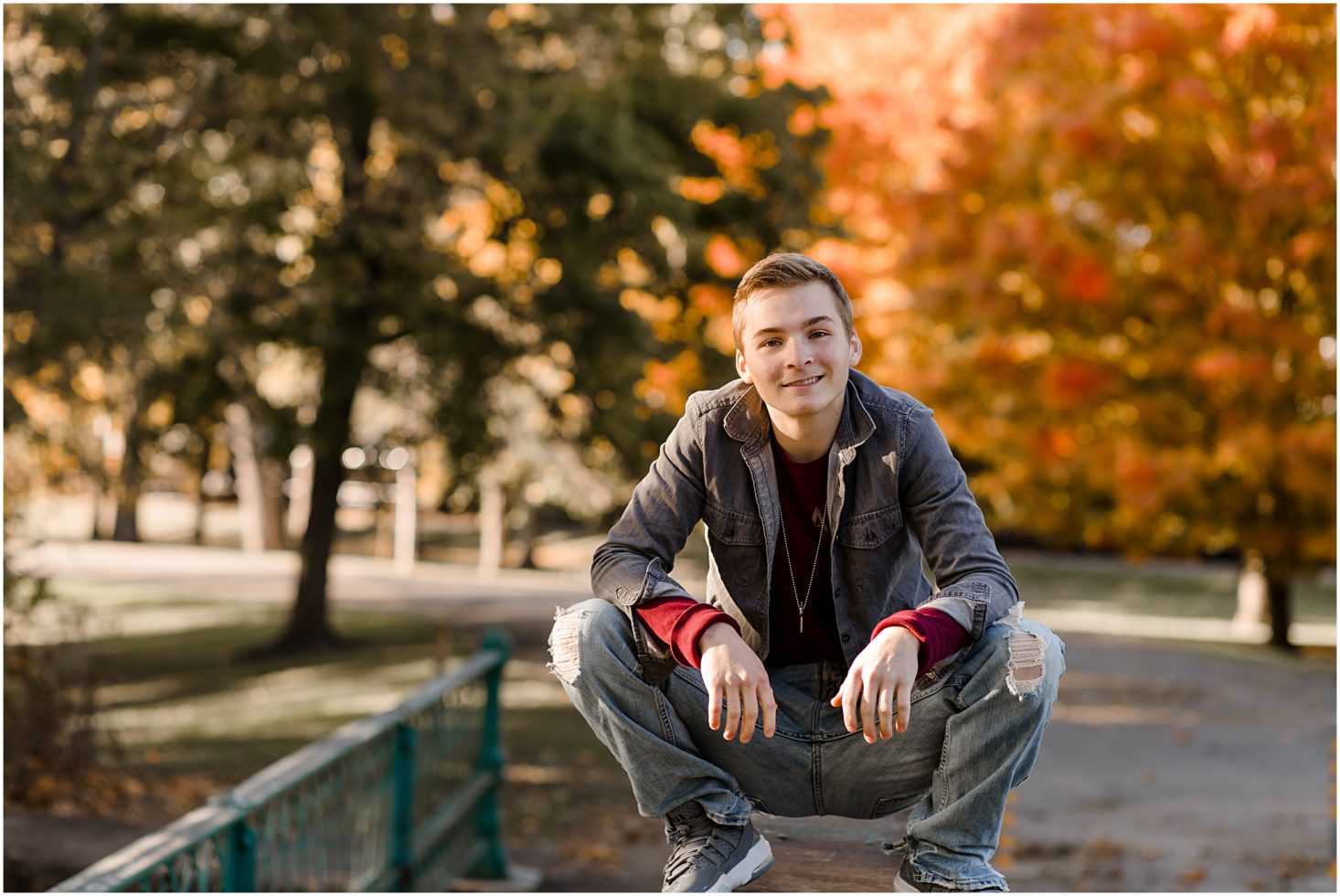 Autumn Senior session in synder park