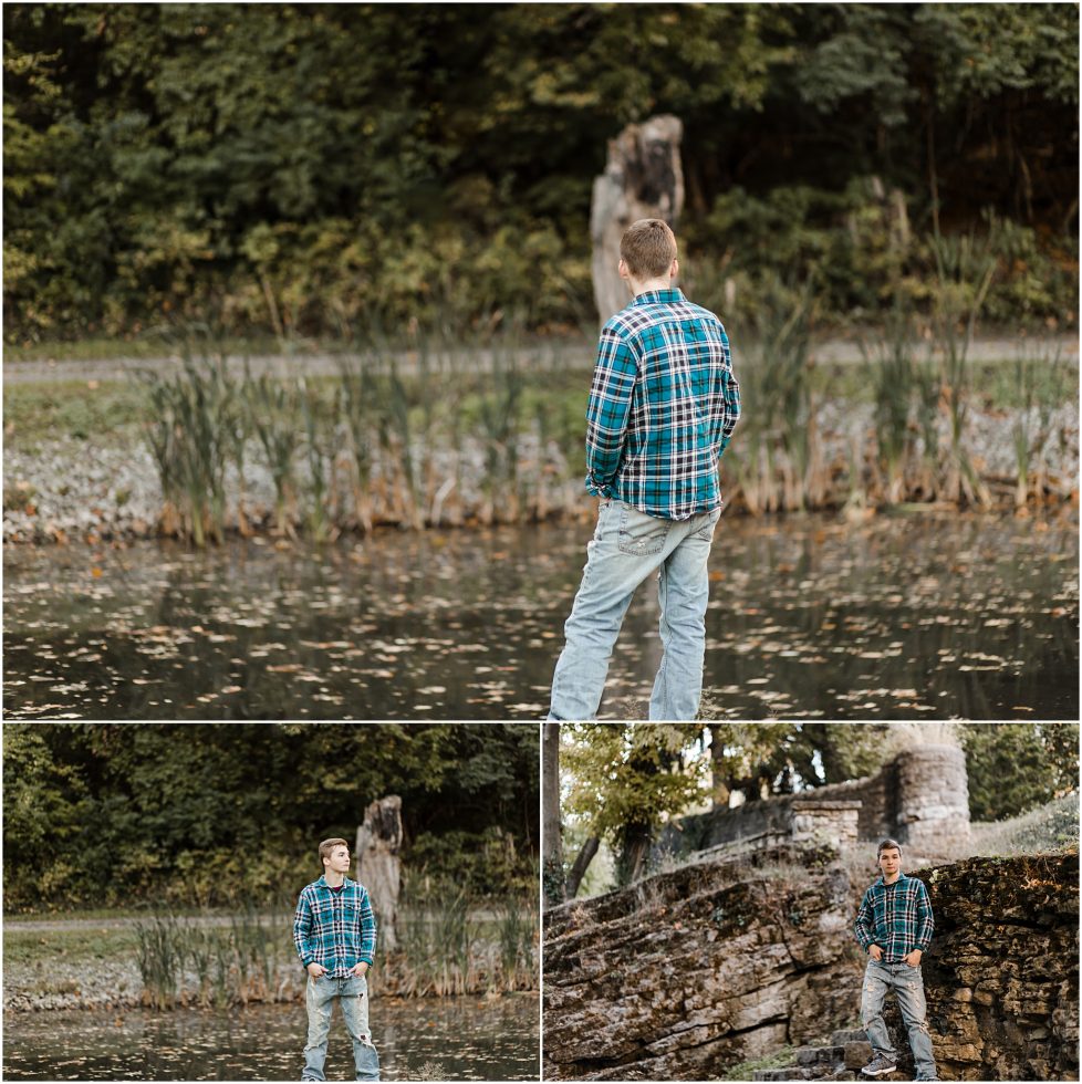 Senior session in a park