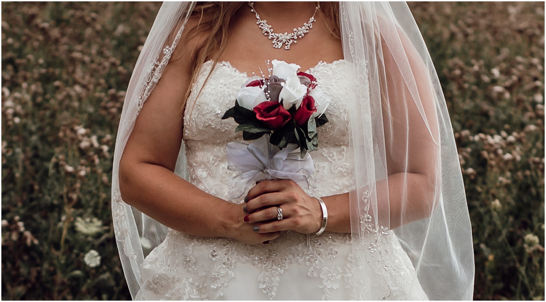 bride in wedding dress