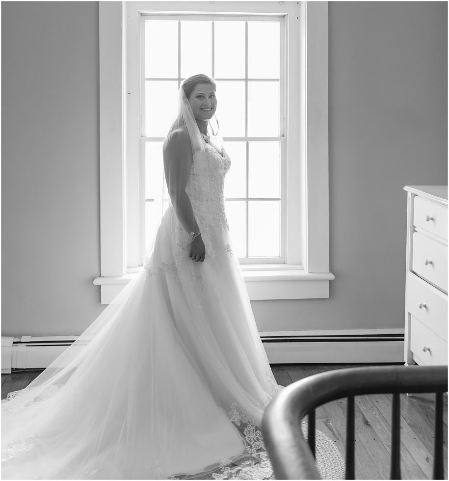 bride in wedding dress