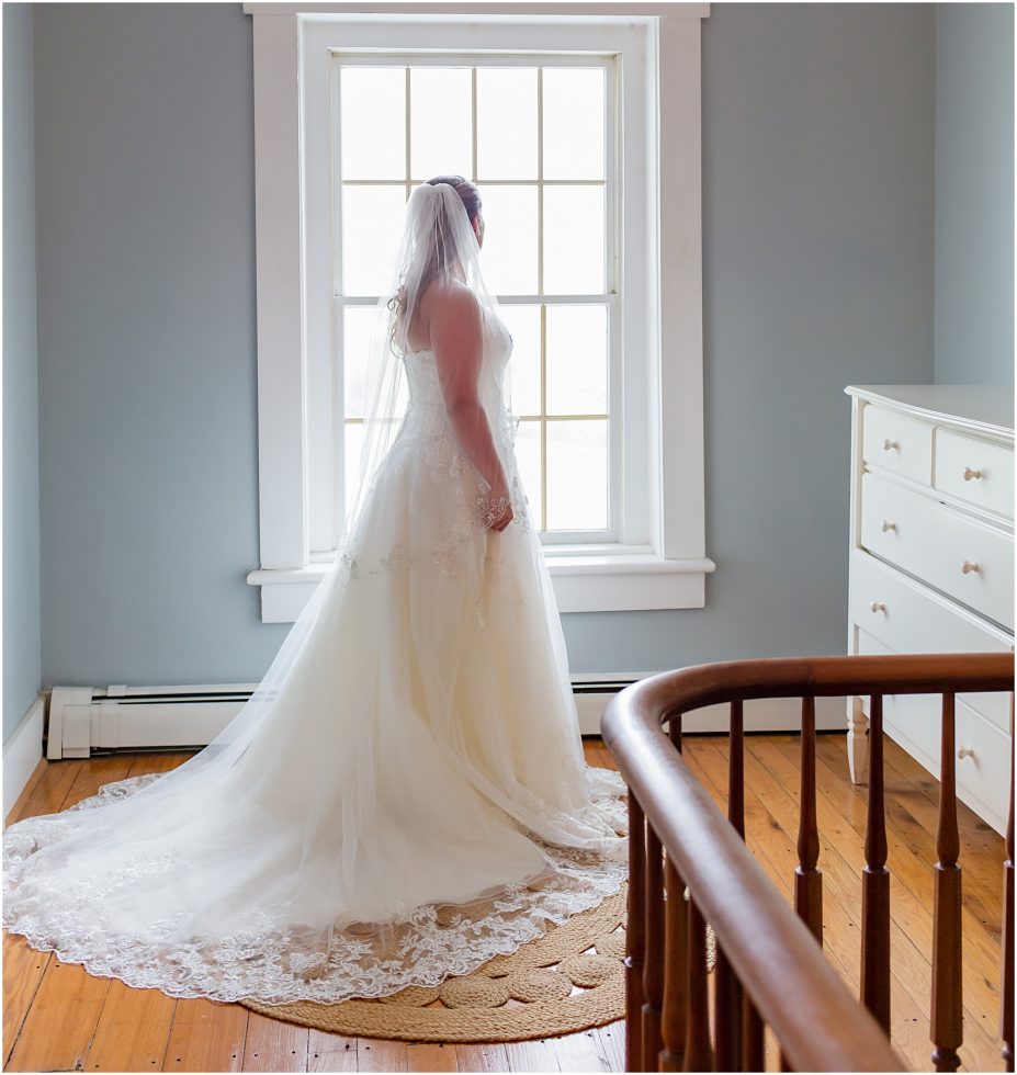 bride in wedding dress