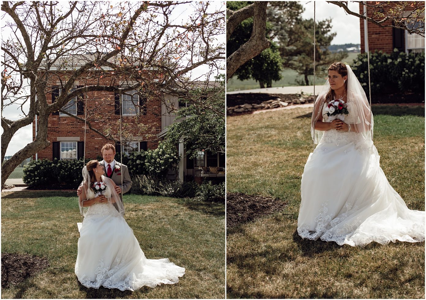 bride and groom portraits