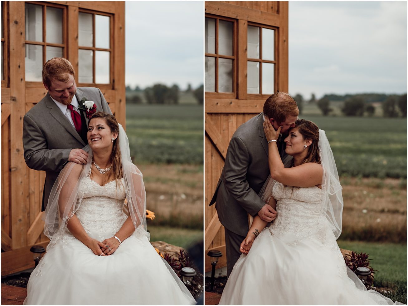 bride and groom portraits