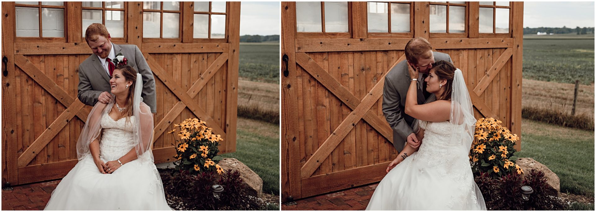 bride and groom portraits