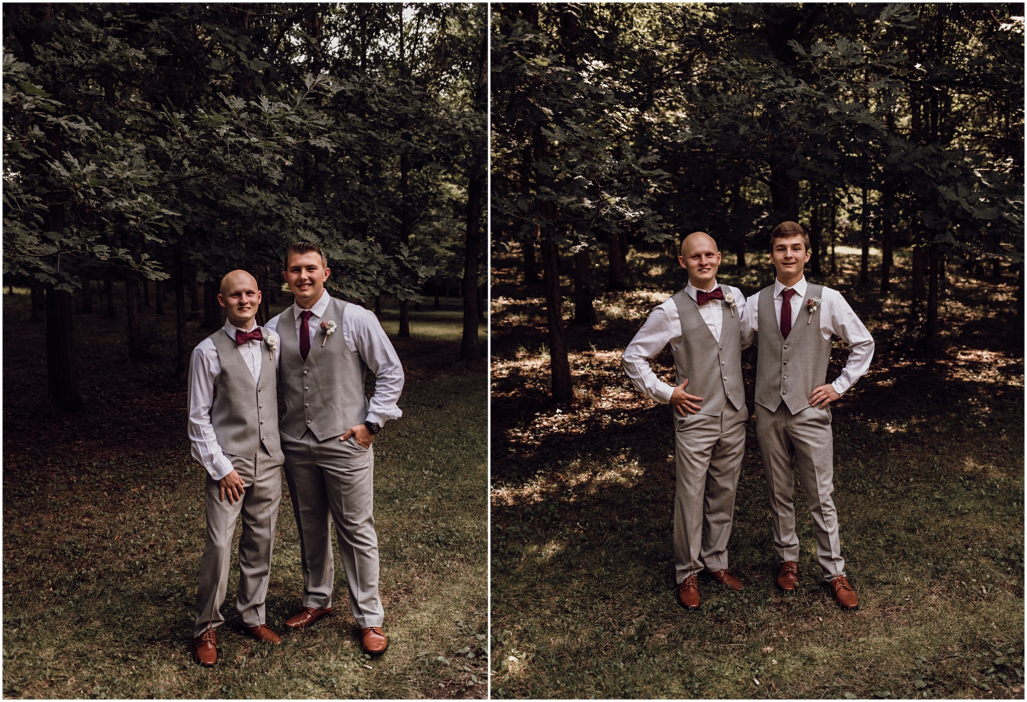 groom and groomsman