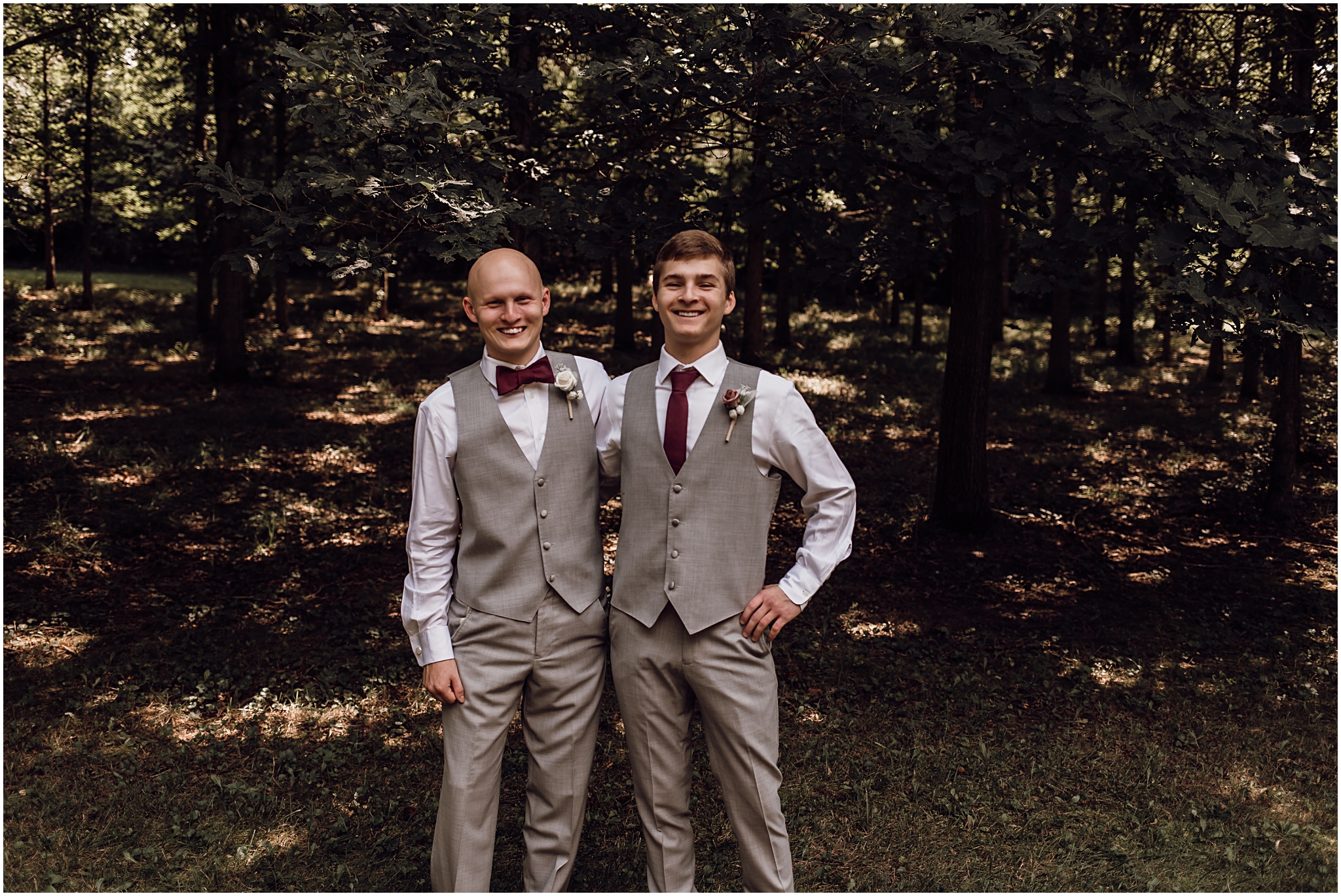 groom and groomsman