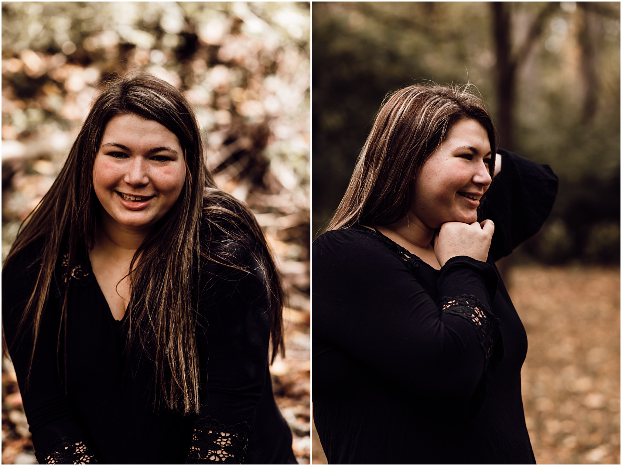 Senior session at white oak studio