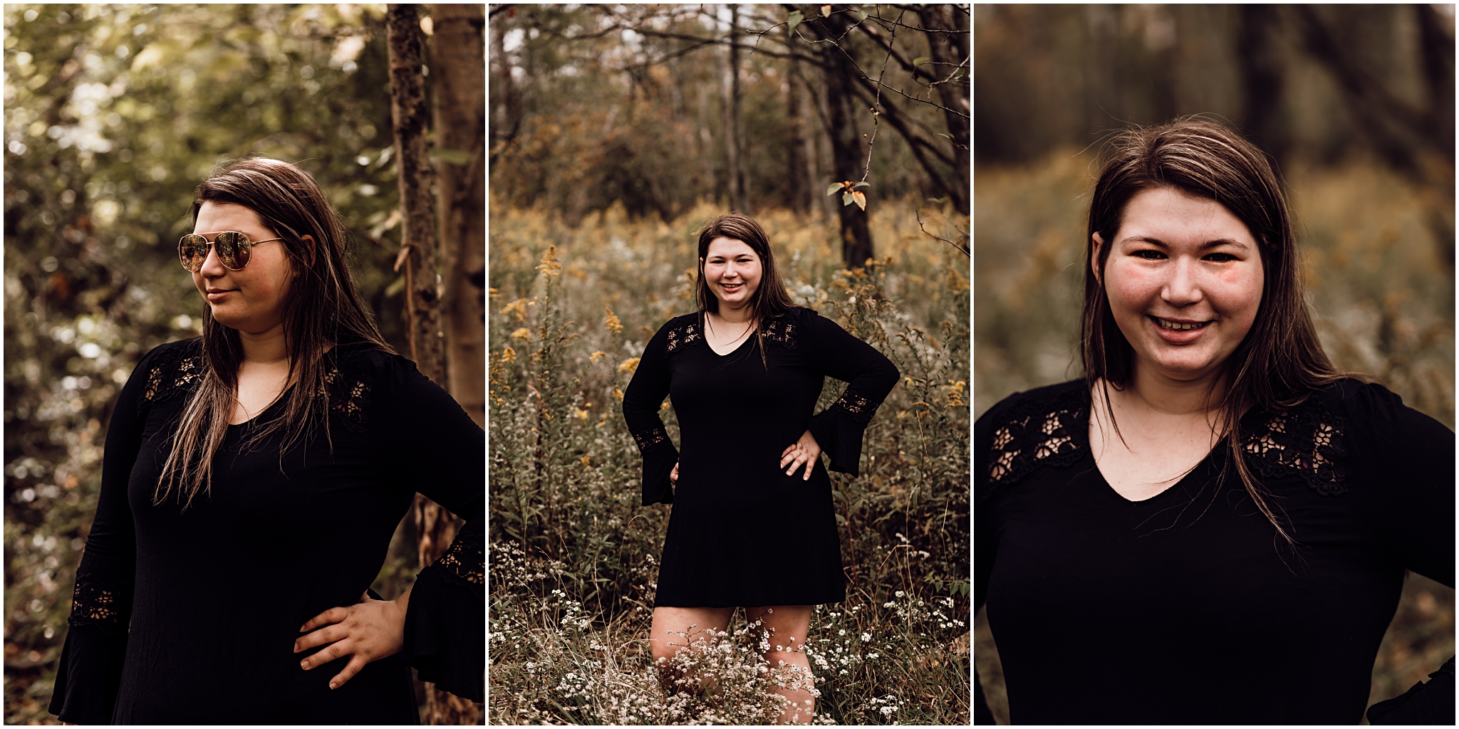 Senior session in the woods