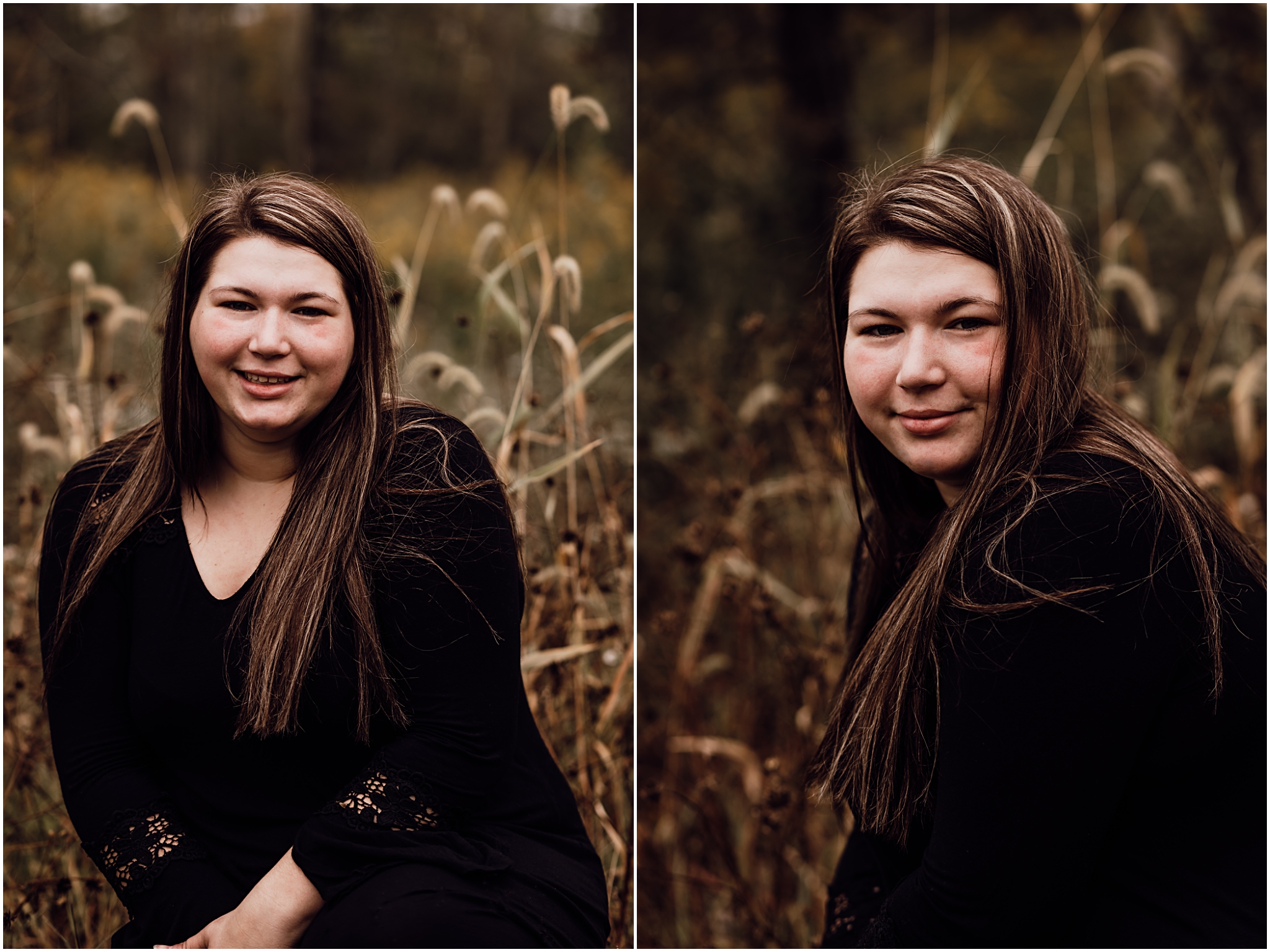 Senior session in the woods