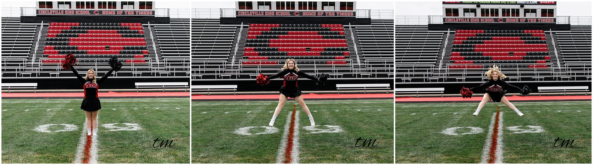 Senior cheer session