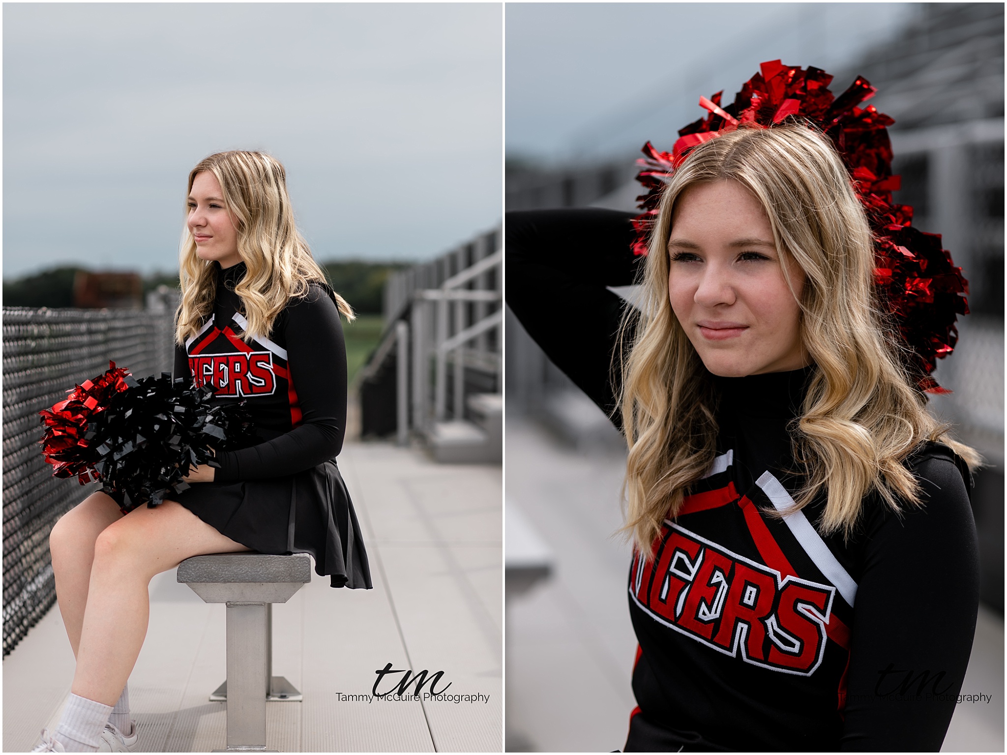 Senior cheer session