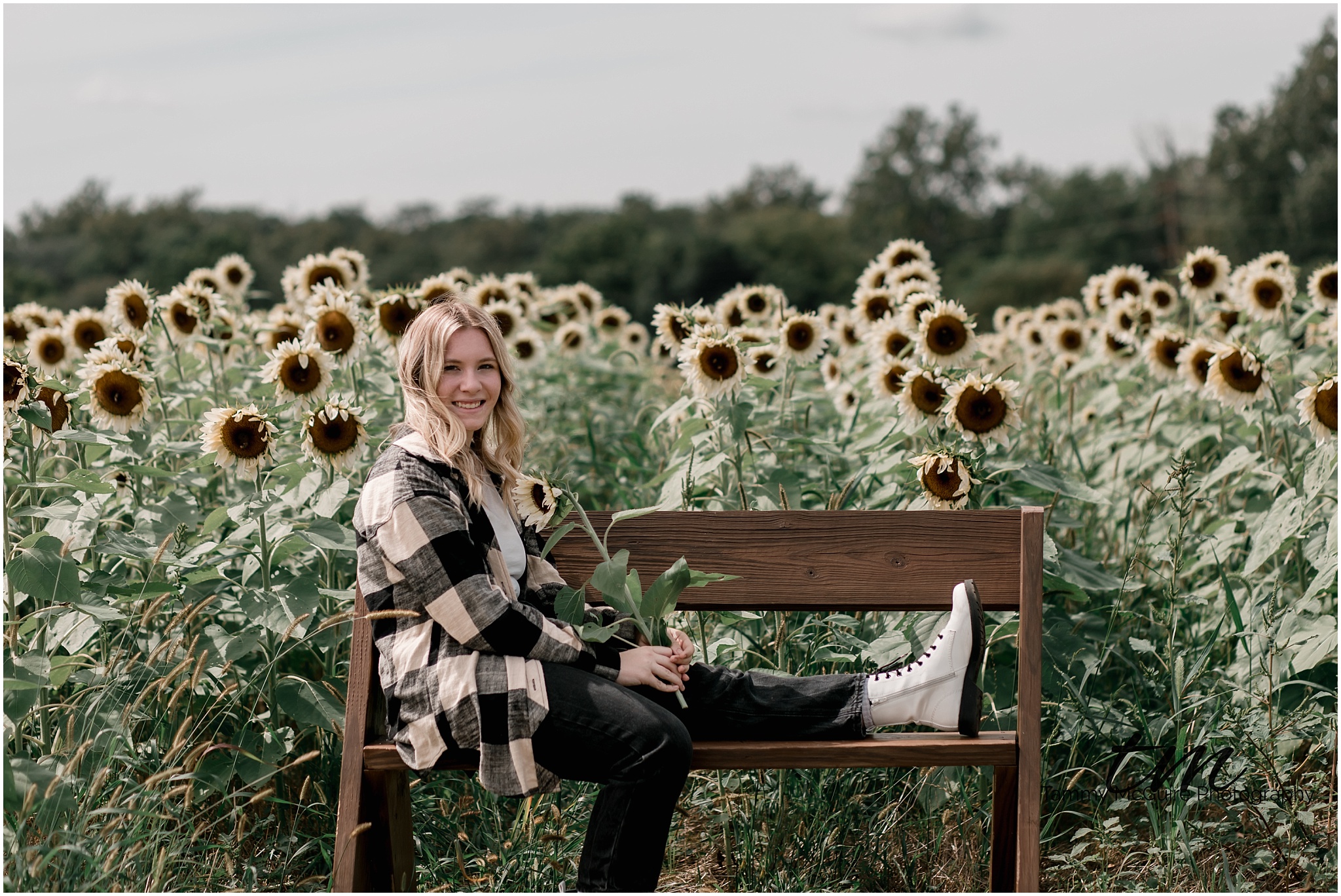 Sunflower senior session