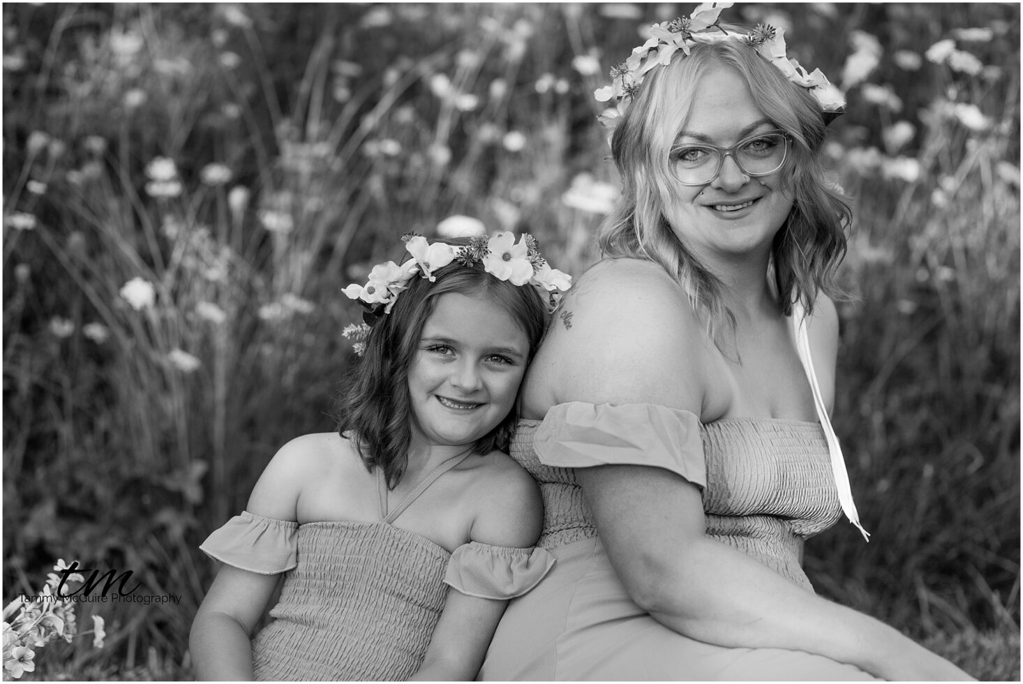 mommy and me flower session